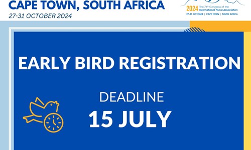 IFA Congress in Cape Town: the Early Bird rate ends on July 15